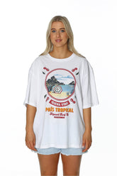 CRYSTAL COVE HERITAGE TEE - Rip Curl